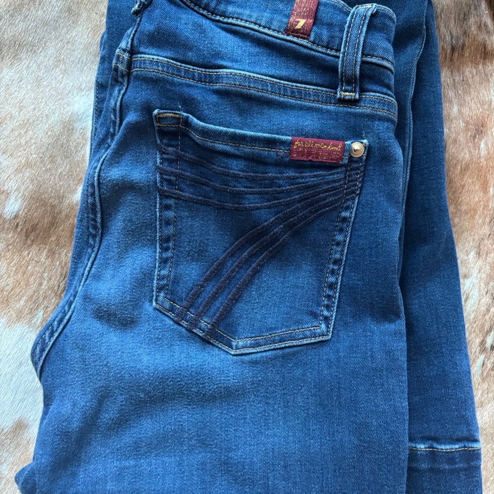 Women's Blue Flare Jeans